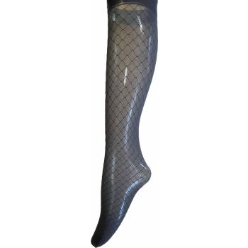 ДАМСКИ 3/4 Фигурални чорапи 20 Den - цвят графит