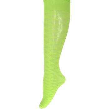 ДАМСКИ 3/4 Фигурални чорапи с плътност 40 Den - тревисто зелени