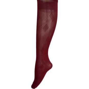 ДАМСКИ 3/4 Фигурални чорапи с плътност 40 Den - цвят бордо