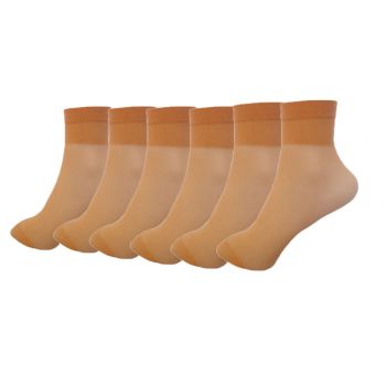 КОМПЛЕКТ от Къси чорапи, 6 ЧИФТА 20 Den в оранжев цвят