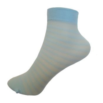 ДАМСКИ  сини фигурални чорапи 20 Den 