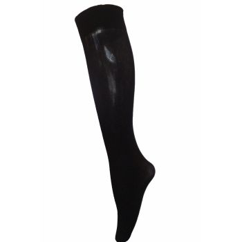 ДАМСКИ  3/4 Фигурални чорапи, 40 Den - черни на каре