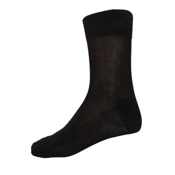  Мъжки чорапи ЛУКС от мерсеризиран памук - черни 