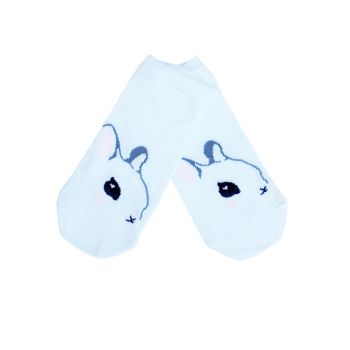 ДЕТСКИ Чорапки от пениран памук "Бяло зайче"