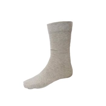 МЪЖКИ Светло сиви чорапи от пениран памук 