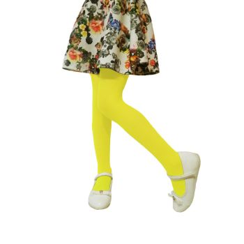 Детски чорапогащи с плътност 20 Den в ярко жълт цвят