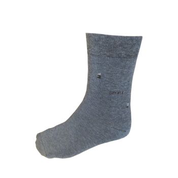 МЪЖКИ  чорапи от пениран памук в сив цвят 