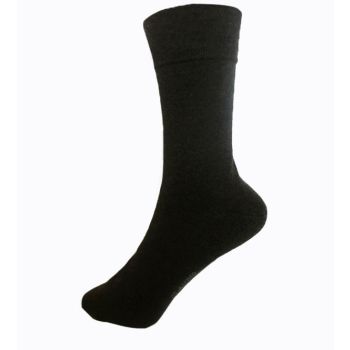 ДАМСКИ  Чорапи от Пениран памук - тъмно сиви, изчистени