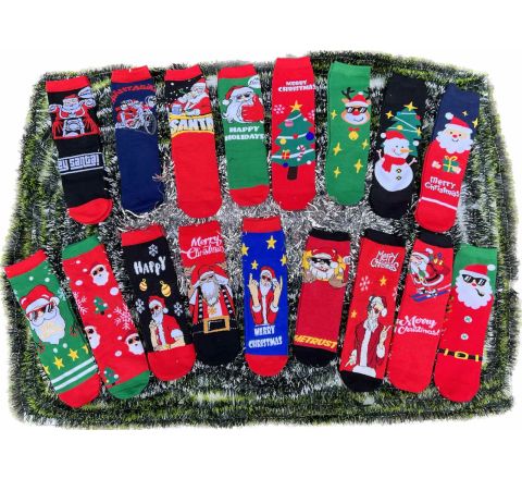 Коледни мъжки чорапи