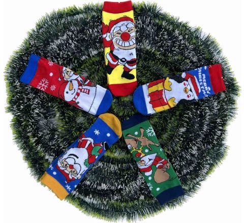 Коледни детски чорапи