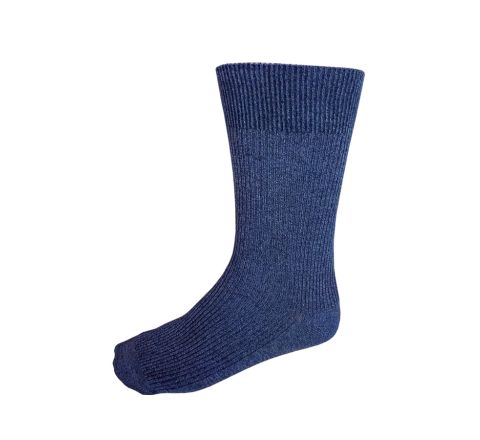 Мъжки рипсени чорапи - тъмно сиви