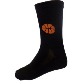 Мъжки Чорапи СПОРТ- черни "баскетболна топка"