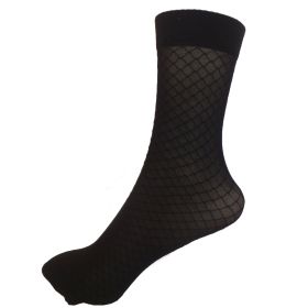 Къси, ДАМСКИ  фигурални чорапи 20 Den - черни "мрежа"