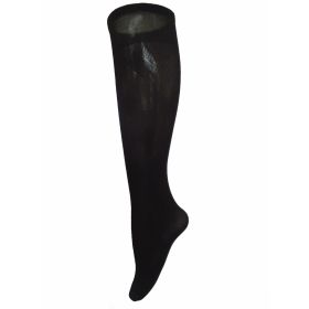 ДАМСКИ 3/4 Фигурални чорапи 40 Den в черен цвят и геометрични фигури