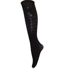 ДАМСКИ 3/4 Фигурални чорапи с плътност 40 Den - черни на ромбове