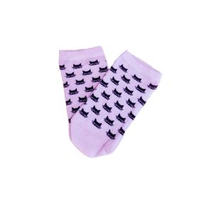 ДЕТСКИ Чорапи от пениран памук розови с котенца
