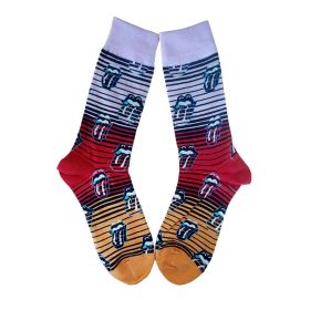 Комплект дамски цветни, изплезени чорапи за настроение, 2 чифта